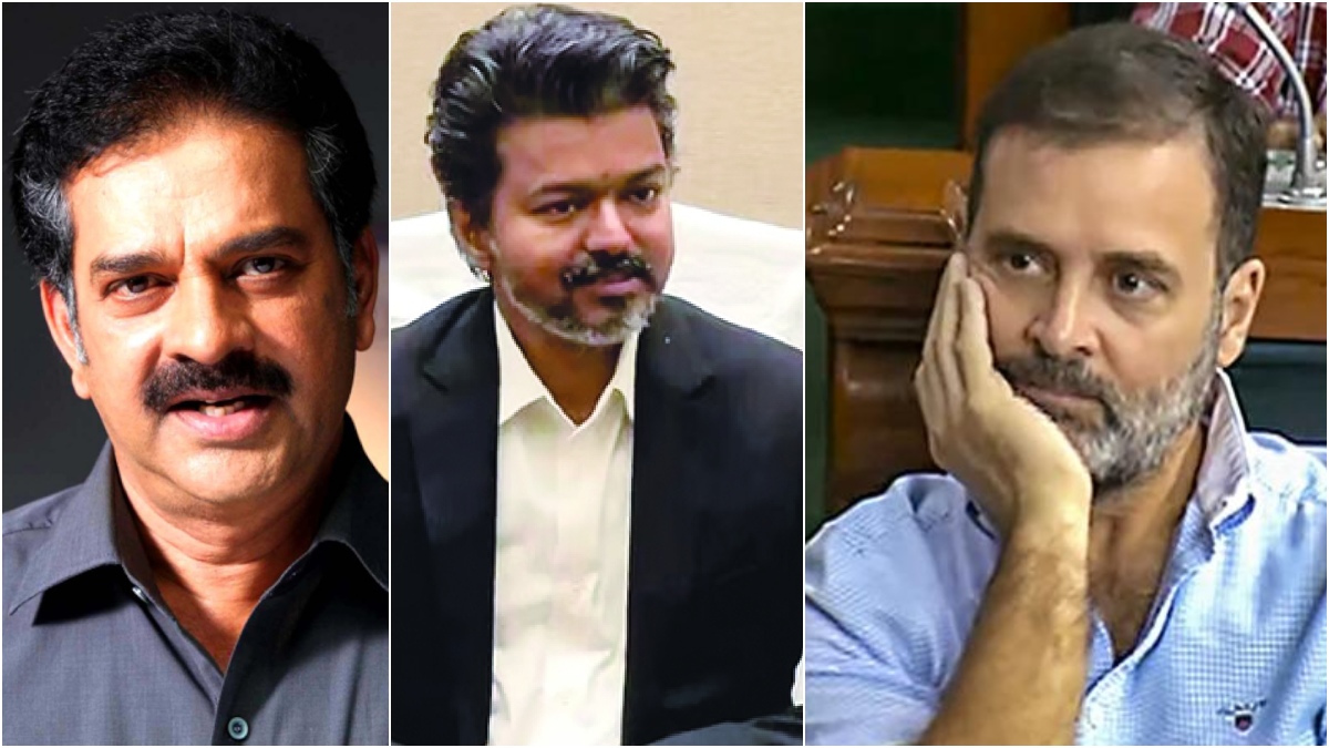 கேரளாவில் பறக்கும் தவெக கொடி! நடிகர் தேவனை வைத்து காய் நகர்த்தும் விஜய்! உச்சகட்ட டென்ஷனில் காங்.,