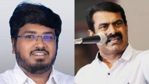 சிரிப்பதா, அழுவதா? ஆற்றையே நுரைக்க வைக்கும் சோப்பு சேம்பு பெயரை அமைச்சர் வெளியிடுவாரா? சீமான் கேள்வி