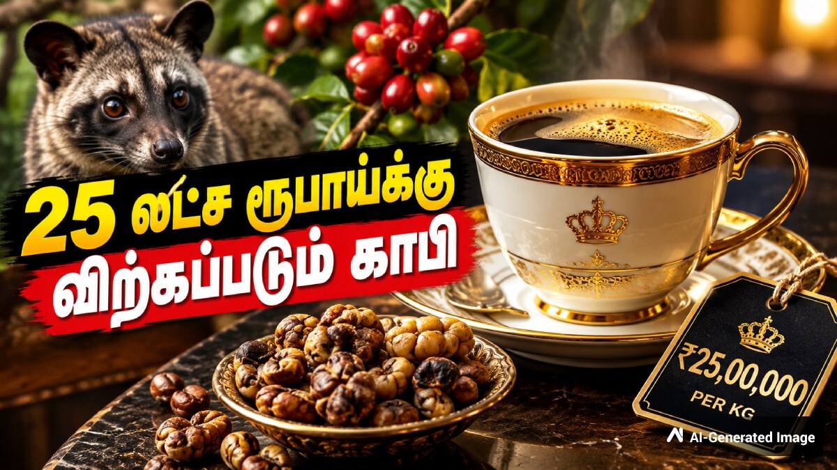 25 லட்ச ரூபாய்க்கு விற்கப்படும் உலகின் காஸ்ட்லியான காபி – இதன் சுவை எப்படி இருக்கும் தெரியுமா? ஷாக் ஆகாதீங்க