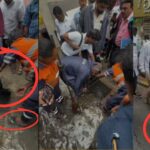 அமைச்சருக்கு மட்டும் பாதுகாப்பு கவசம்….தூய்மை பணியாளர்களுக்கு எங்கே? நெட்டிசன்கள் கேள்வி!