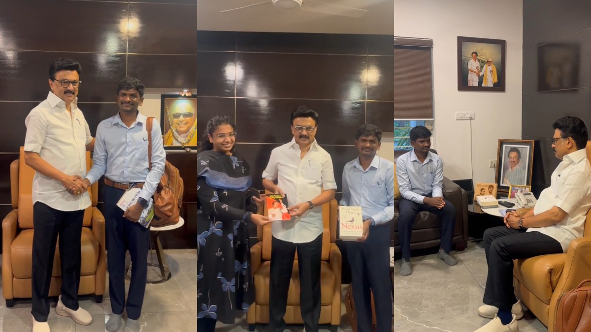 சென்னைக்கு வந்து ஸ்டாலினை சந்தித்து நன்றி சொன்ன மாணவர் பாரதிதாசன்.. என்ன நடந்தது?
