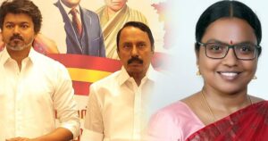 `செங்கோட்டையன் அழுத்தத்தால்தான் இந்தக் கைது நடவடிக்கை நடந்துச்சு..!' – நாதக கார்த்திகா பேட்டி